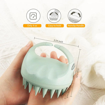 CALIYI 1/2 pcs Scalp Massage Shampoo Showering Brush Comb Scalp