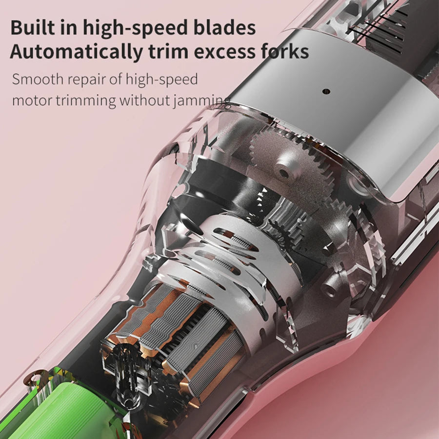 Portable electric hair tip trimmer, rechargeable split hair trimmer, damaged hair repair, a must-have for beauty lovers, perfect