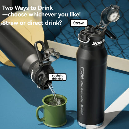 Insulated Water Bottle Stainless Steel Tumble Cycling Cold And Hot