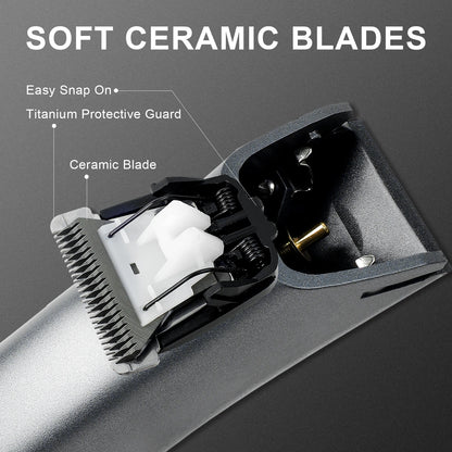 Electric Groin Hair Trimmer for Men,Body Groomer & Pubic Waterproof