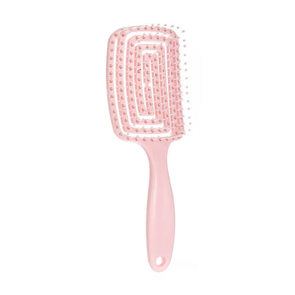 2-in-1 Professional Scalp Massage Comb Hair Styling Brush Square