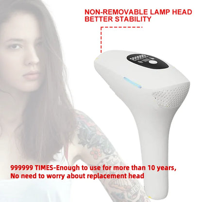 IPL Laser Epilator for Women Hair Trimmer Man Shaver Remover Mower