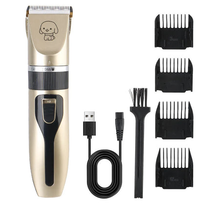 For Rabbit Dog Cat Puppy Grooming Clipper Cutter Haircut Trimmer Shaver Set Pet Hair Clipper Electric Scissors Pet Supplies