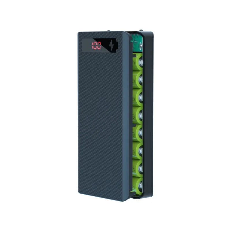 Dual USB Micro USB Type C Power Bank Shell 5V DIY Shell 18650 Holder Cases Detachable Battery Charge Storage Box Without Battery