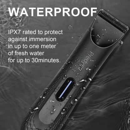 Electric Groin Hair Trimmer for Men,Body Groomer & Pubic Waterproof