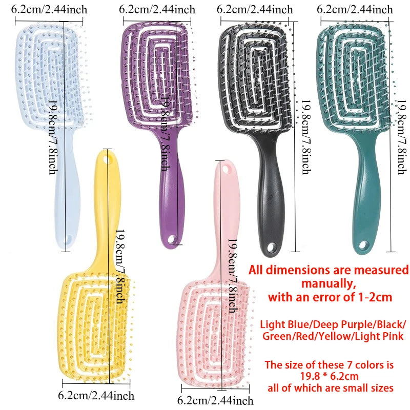 WANMEI Volumizing Detangling Hair Massage comb Hair Massage Comb with