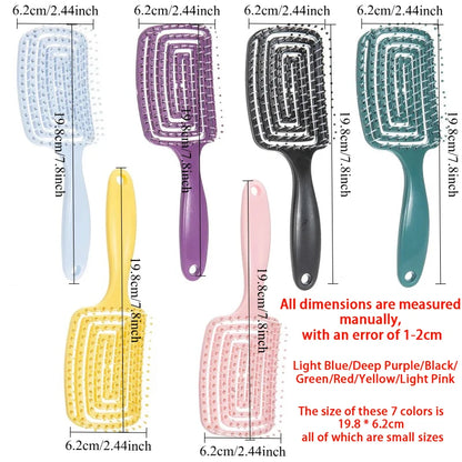 WANMEI Volumizing Detangling Hair Massage comb Hair Massage Comb with