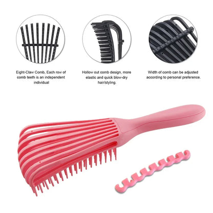 Comb for exfoliating scalp massage female exfoliating styling curly