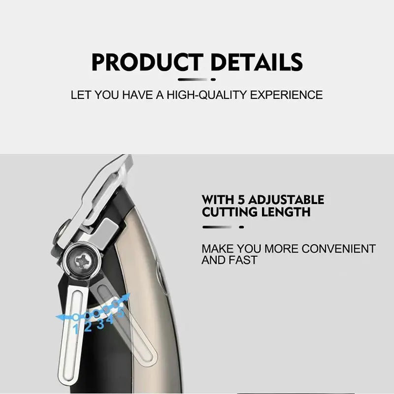 Hair Cutting Kit Professional Barber Razor Beard Hair Cut Machine Electric Hair Clippers Trimmer
