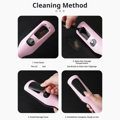 Automatic Split End Hair Trimmer Damaged Hair Cutter No Hurt Hair Repair Frizzy Dry Split Ends Straight Smooth Hair Styling Tool