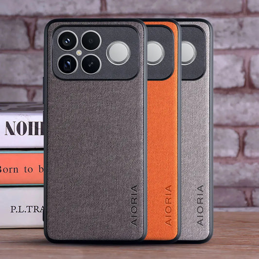 Case for Poco F8 Ultra F8 Pro F8 5G coque Luxury textile Leather skin phone cover funda for xiaomi poco f8 ultra case capa