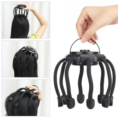 Electric Head Massager Octopus Massager 20 Contracts 5 Modes Scalp