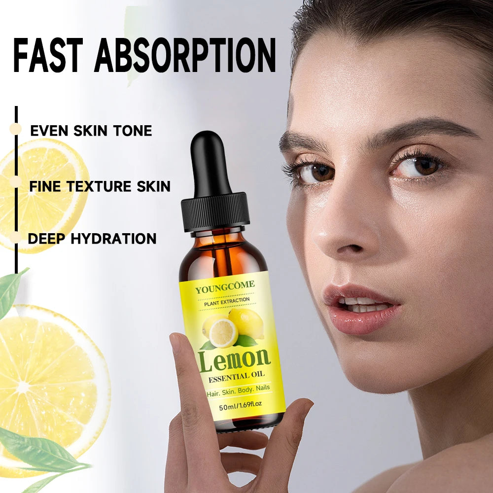 Natural lemon essential oil,hair moisturizer/skin moisture supplement,