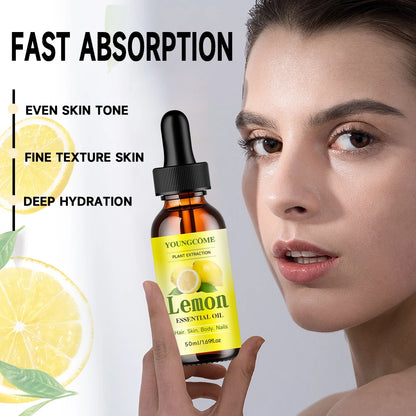 Natural lemon essential oil,hair moisturizer/skin moisture supplement,