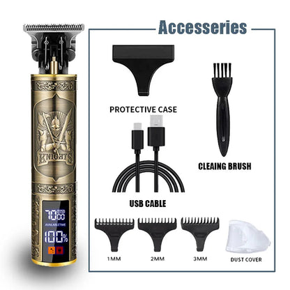 New！T9 Electric Hair Trimmer/Accessories | USB Professional Shaver |