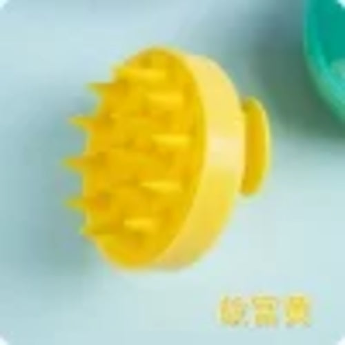 Hair wash brush, silicone scalp massage comb, soft body massage brush,