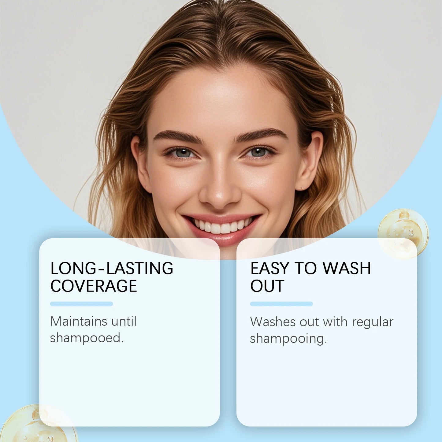 Temporary Hair Color Spray Quick Fix Hair Color Supplement Prevent