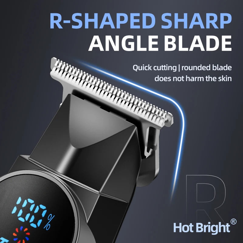 Professional Multi-function Hair Cutter Machine for Men Beard Shaving Trimmer for Body & Facial Hair Grooming Kit