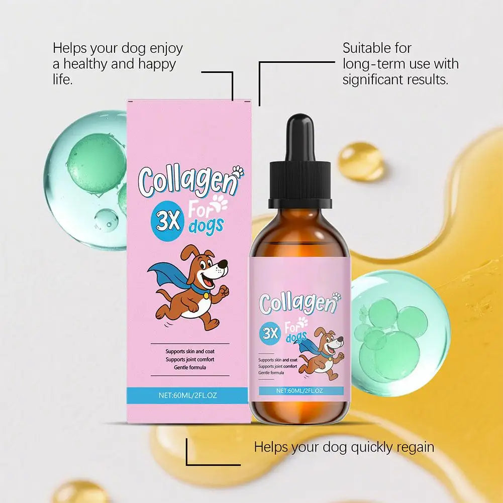NEW hot Dog collagen drops, delicious liquid collagen hair and skin