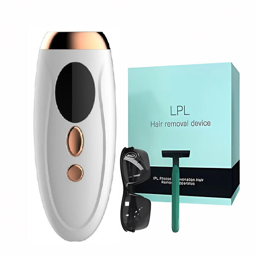 Portable IPL Laser Epilator 999999 Flashes - Painless, Permanent Hair
