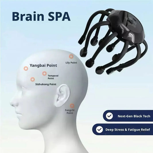 Intelligent Octopus Head Massager Automatic Scalp Massage Machine