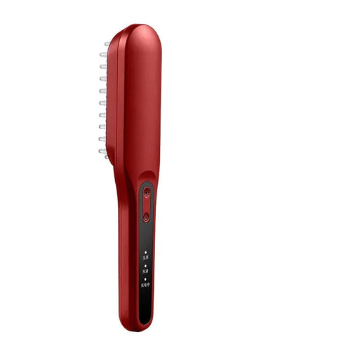 Electric Scalp Massage Comb Red and Blue Light Head Massager Hair