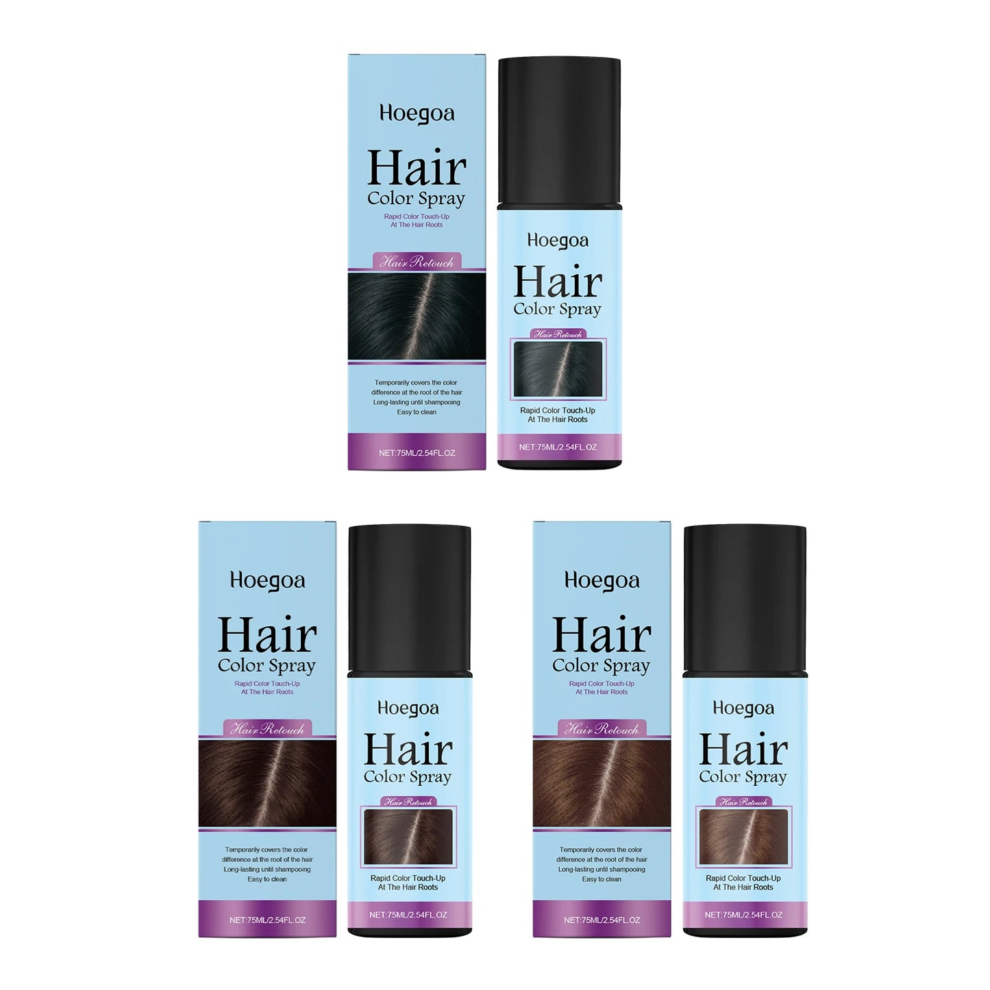 Temporary Hair Color Spray Quick Fix Hair Color Supplement Prevent