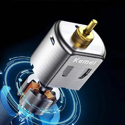 2026 New Year, New Look! Kemei Professional Hair Clipper & Trimmer for Men, T-Blade Zero-Gap Edger, Cordless Slimline Design, Ho