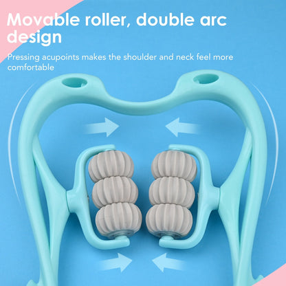 Pressure Point Treatment Neck Relieve Hand Roller Neck Massager for