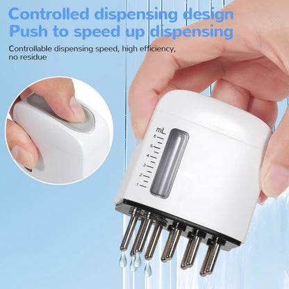 Electric Head Scalp Massager Red Light Vibration Massage Comb