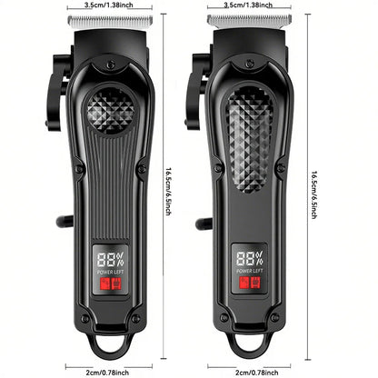 Electric Hair Clipper Bald Head Grooming Tool Self-Shaving Reasoning Barber Machine for Professional And Home Use
