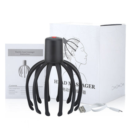 Electric Octopus Claw Scalp Massager Stress Relief Therapeutic Head