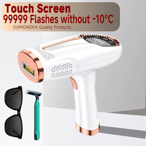 IPL Hair Removal Device 999999 Flashes Painless Laser Epilator for