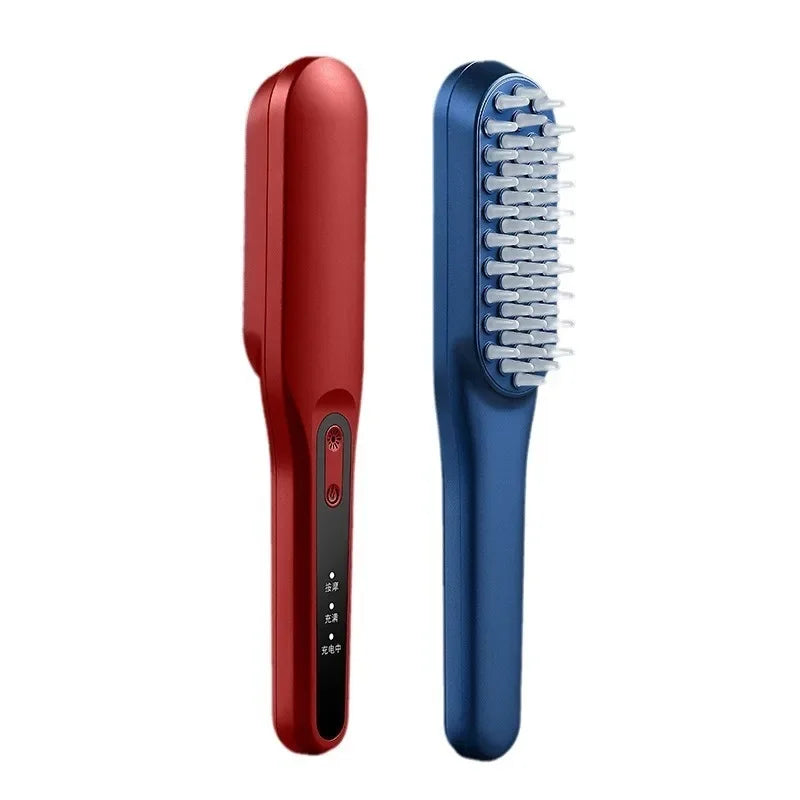 Electric Scalp Massage Comb Red and Blue Light Head Massager Hair