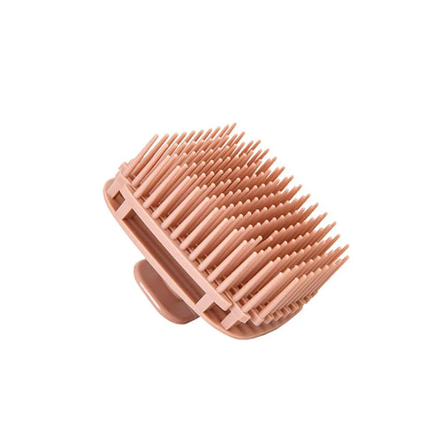1pcs Silicone Shampoo Brush Head Scalp Massage Comb Hair Washing Comb