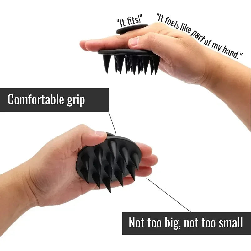 1pcs Hair Brush Scalp Massager for Hair Growth Mold-Free Silicone
