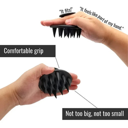 1pcs Hair Brush Scalp Massager for Hair Growth Mold-Free Silicone