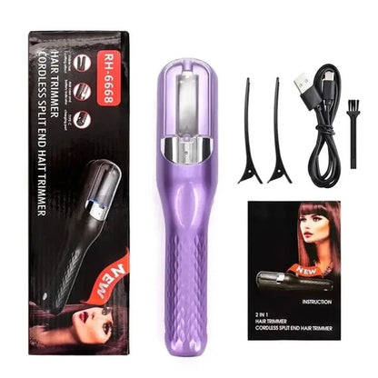 Professional Split Ends Hair Trimmer Dry Damaged Remover Automatic Trim Split Women Cordless Hair Cutting Machine Hair Clipper
