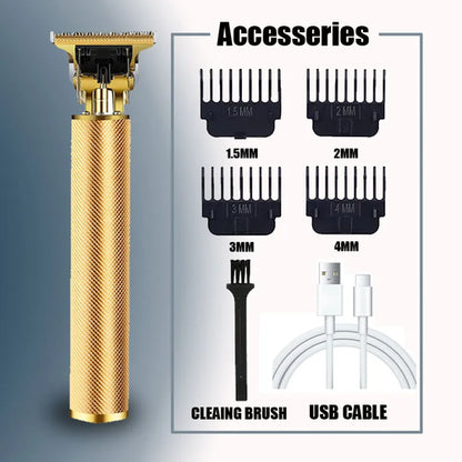 New！T9 Electric Hair Trimmer/Accessories | USB Professional Shaver |
