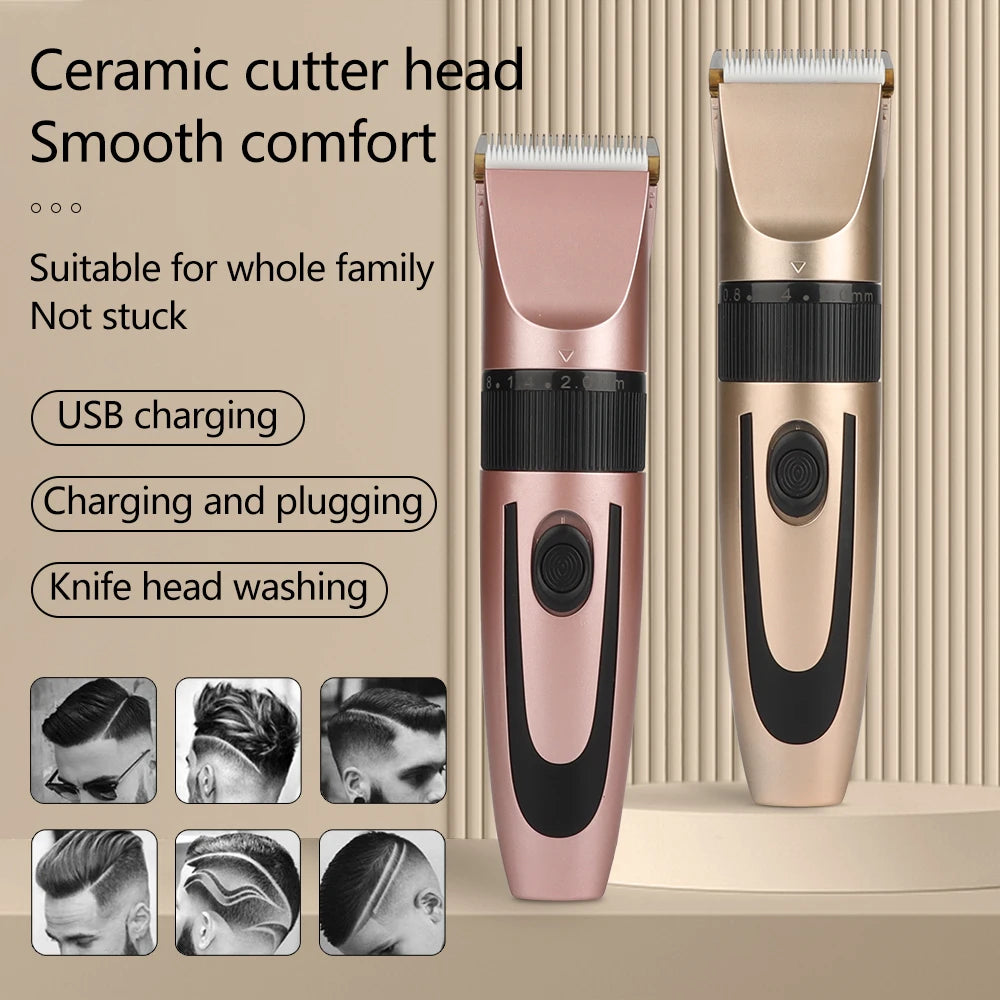 Haircut Barber Professional Trimmer for Men Hair Cutting Machine Cordless Trimmer Electric Hair Clipper Rechargeable Barber