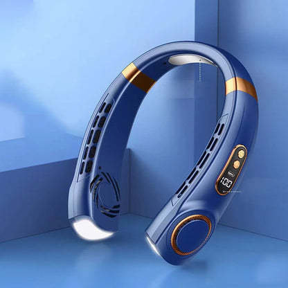JKUOO Neck Fan Rechargeable, Personal Portable Fan Battery Operated,