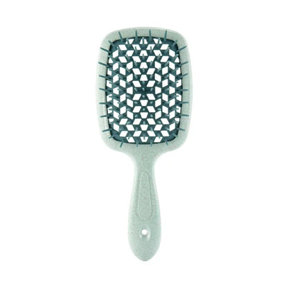 1pc Wide Teeth Air Cushion Combs Salon Scalp Massage Hair Brush Wheat
