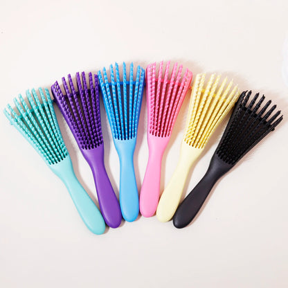 Scalp massage brush winding to sag hair brush anti-static wet curl
