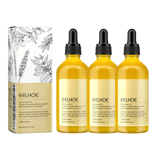 1/2/3pcs Natural Hair Growth Oil Rosemary Anti Hair Loss Regrowth