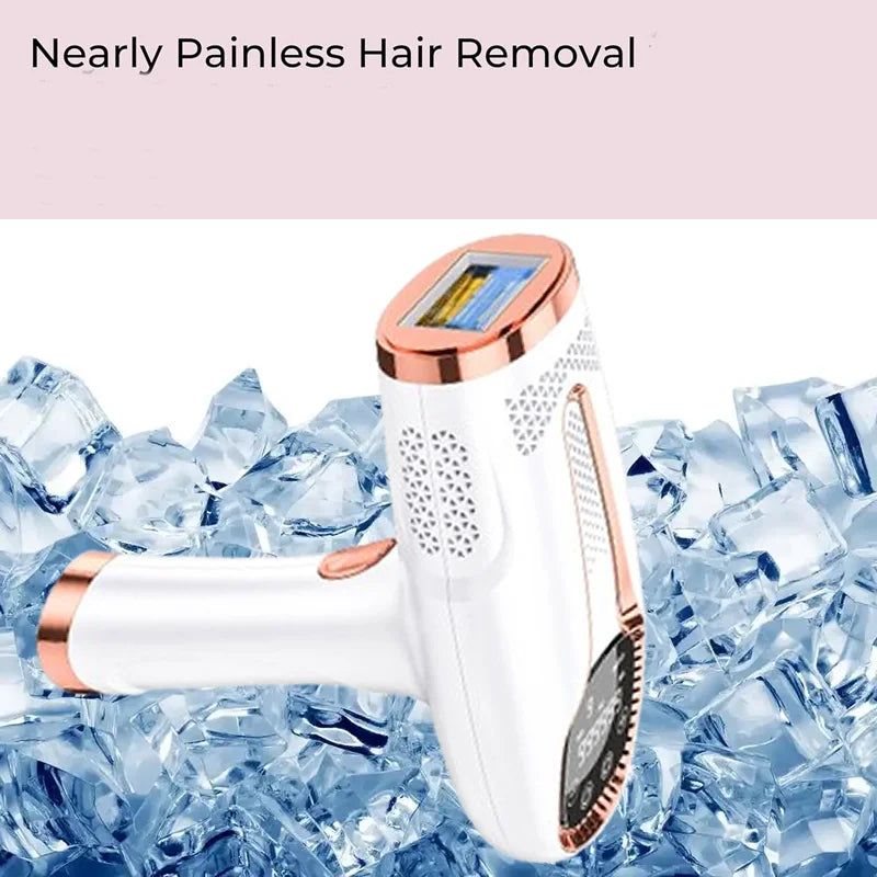 IPL Hair Removal Device 999999 Flashes Painless Laser Epilator for
