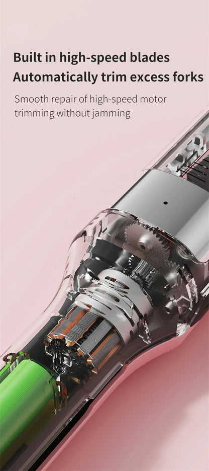 Hair ends Trimmer Split Remover Dry Damaged Brittle Professional Automatic Trim Split for Women Cordless Hair cutting machine