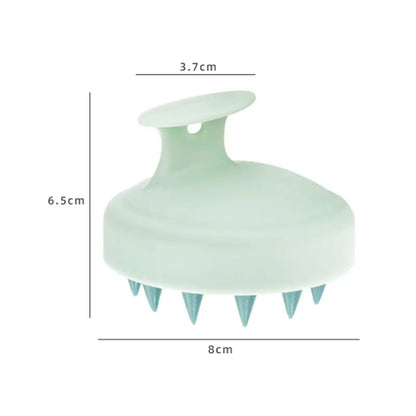 Silicone Shampoo Brush Head Scalp Massage Comb Hair Washing Comb Body