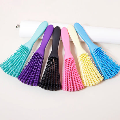 Scalp massage brush winding to sag hair brush anti-static wet curl