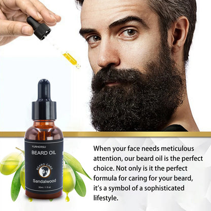 YURHERSU30ml new facial hair and beard growth oil is suitable for