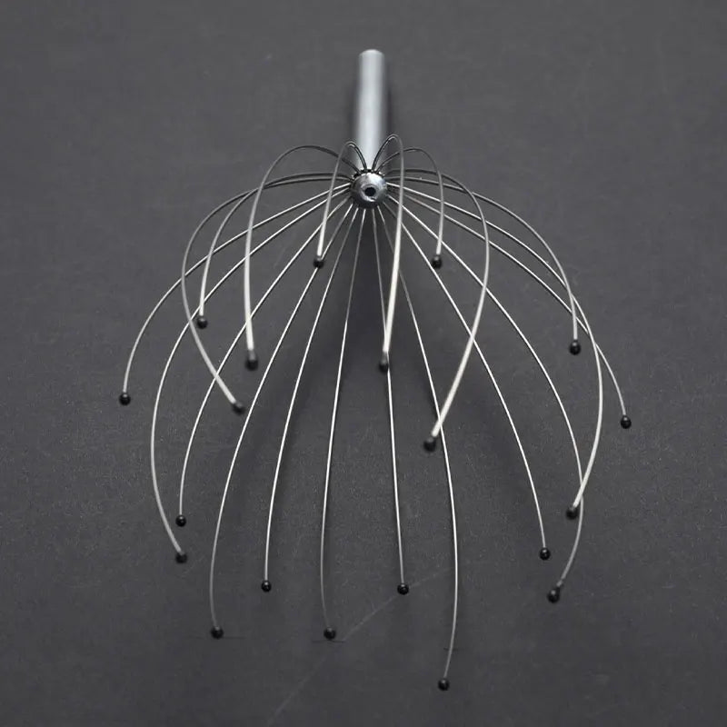Head Scratching Massage Claws Octopus Head Massager Scalp Scratcher